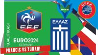 Prediksi Prancis vs Yunani, Kualifikasi Euro 20 Juni 2023