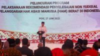 Presiden Jokowi: Pemerintah Memiliki Niat Tulus Selesaikan Kasus Pelanggaran HAM Berat
