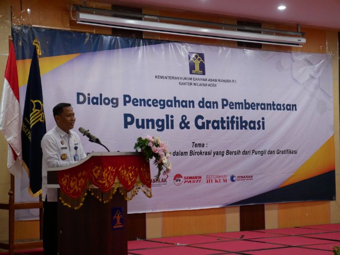 Libatkan KPK - Akademisi, Kemenkumham Aceh Bahas Pencegahan Pungli dan Gratifikasi