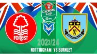 Prediksi Nottingham vs Burnley, 31 Agustus 2023