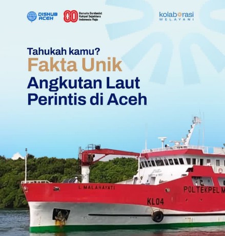 Angkutan Laut Perintis di Aceh