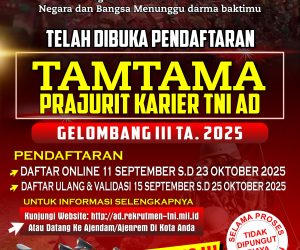 Jadi Prajurit TNI AD