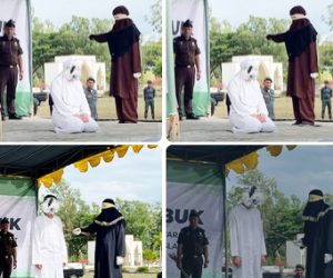 Empat Warga Dicambuk