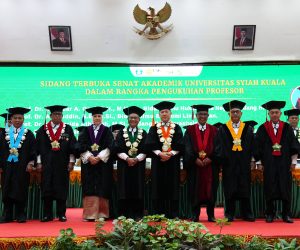 USK Kukuhkan Lima Profesor Baru