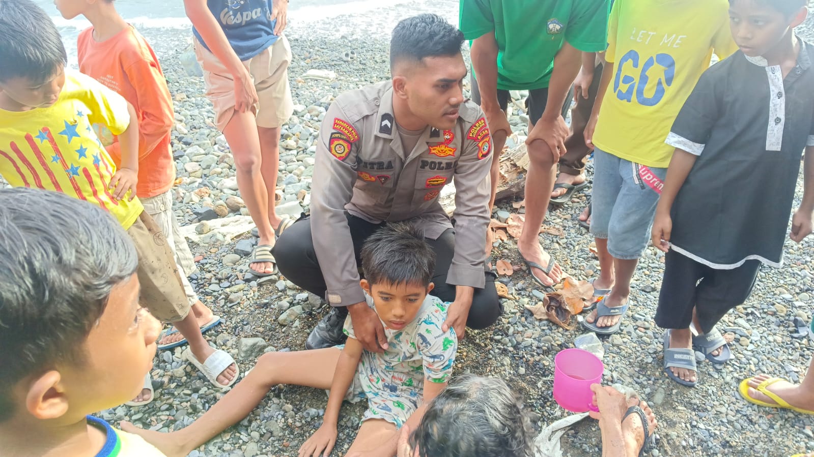 Aksi Cepat Personel Polres
