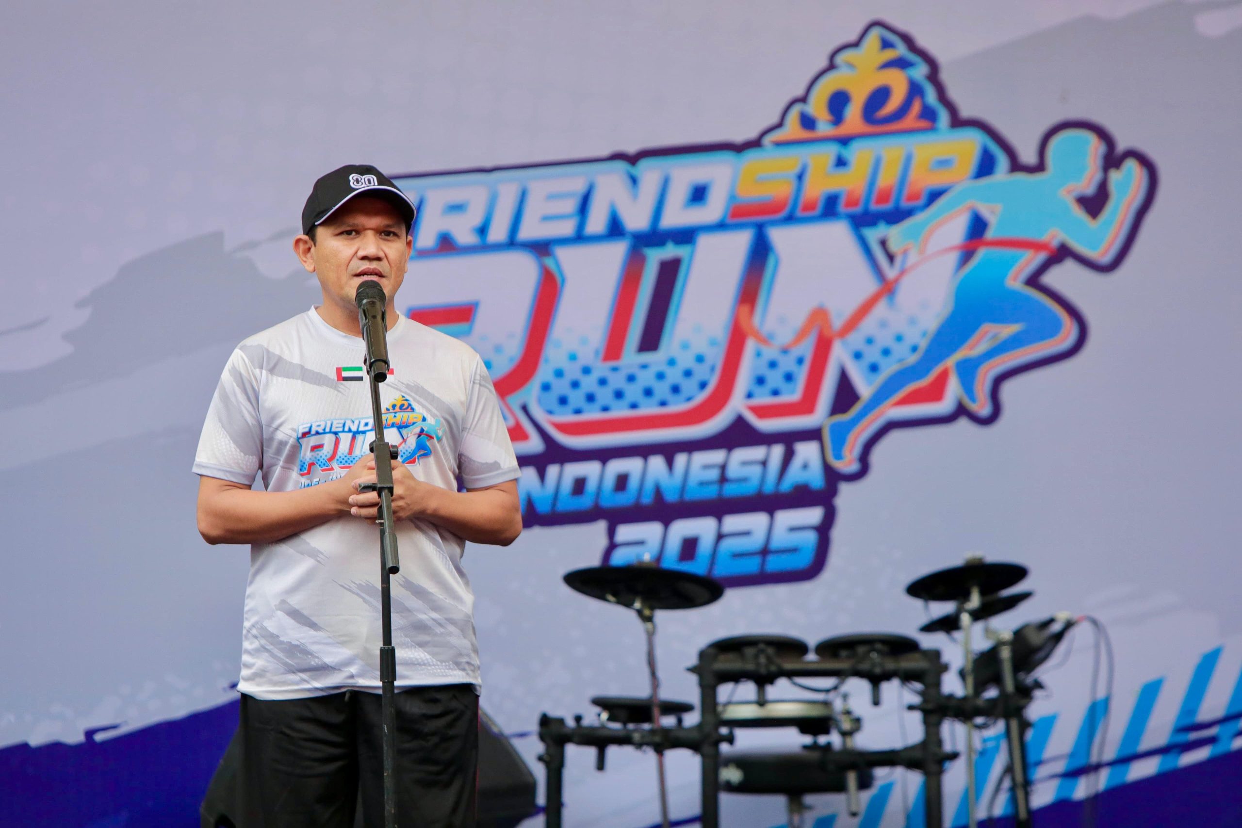Wagub Aceh Buka Friendship Run UAE–Indonesia 2025