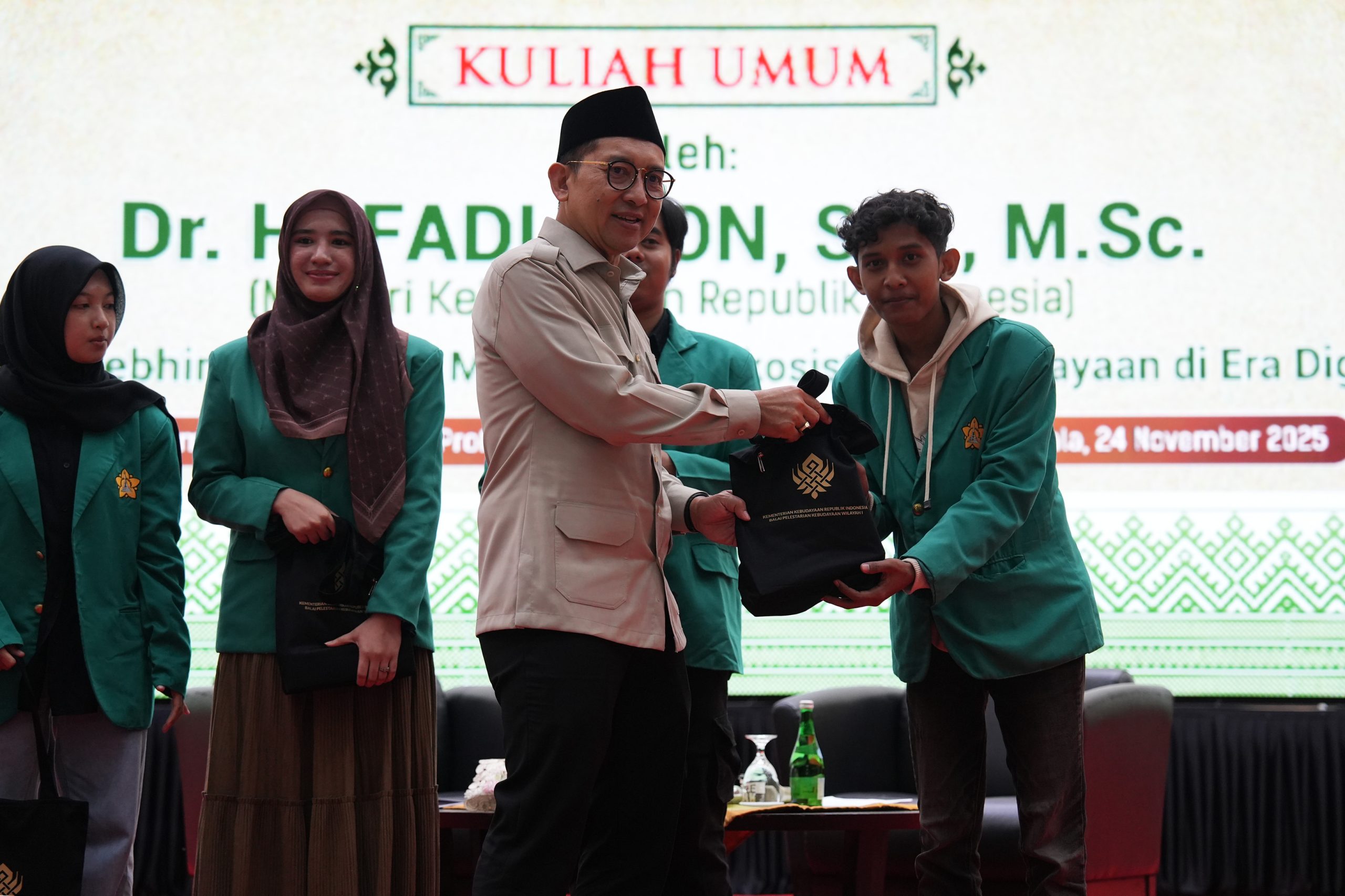 Menteri Kebudayaan Fadli Zon Kagumi Peradaban Aceh, USK Tawarkan Sinergi Digitalisasi Budaya