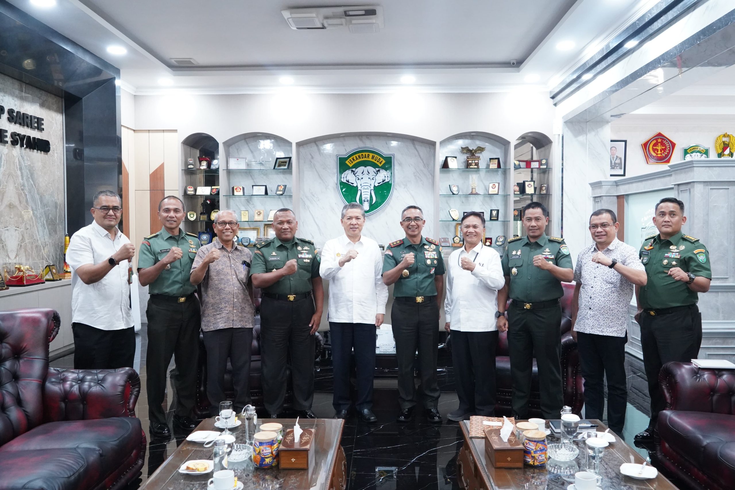 Pangdam Iskandar Muda Terima Audiensi