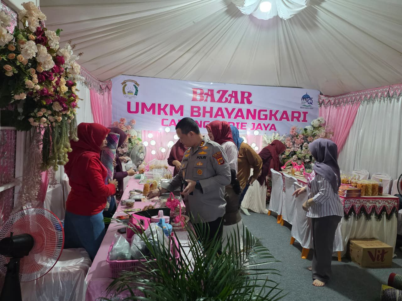 Kapolres Pidie Jaya Dukung Kreativitas Bhayangkari