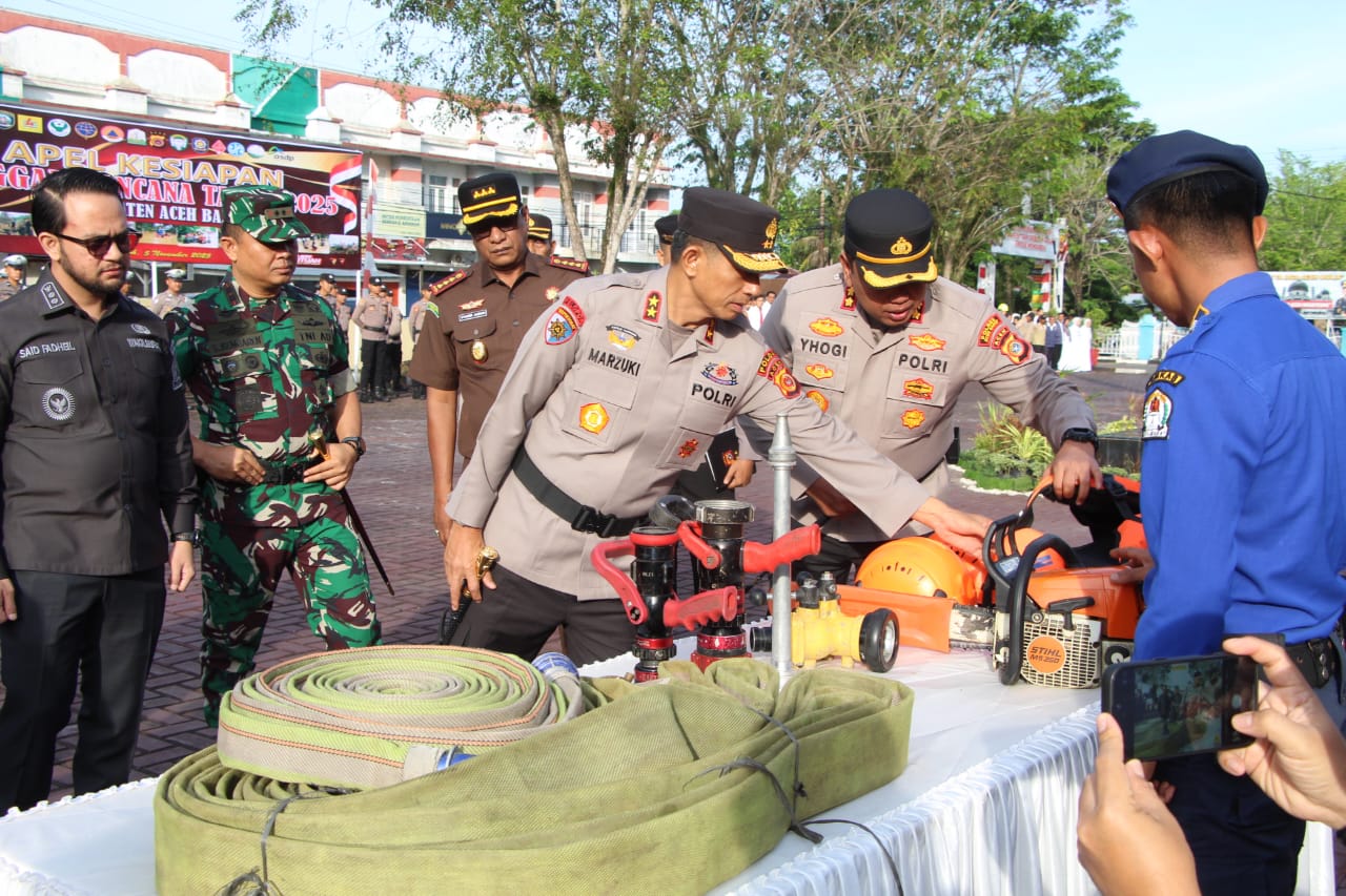Pimpin Apel Tanggap Bencana di Meulaboh