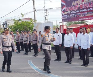 Kapolres Lhokseumawe Pimpin Apel Kesiapsiagaan Tanggap Bencana