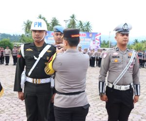 Polres Pidie Jaya Gelar Apel Operasi Zebra Seulawah 2025