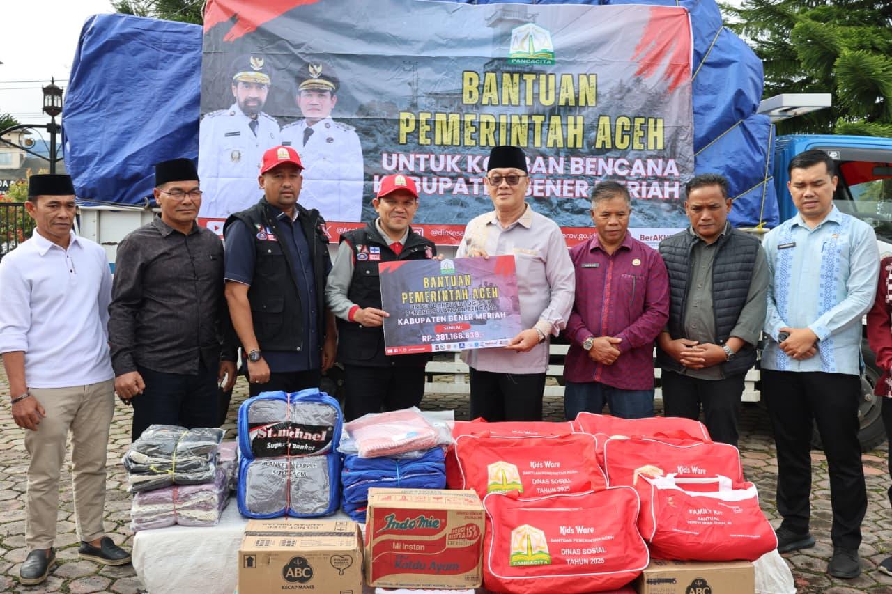 Pemerintah Aceh Perkuat Respons Bencana, Salurkan Logistics Rescue ke Bener Meriah