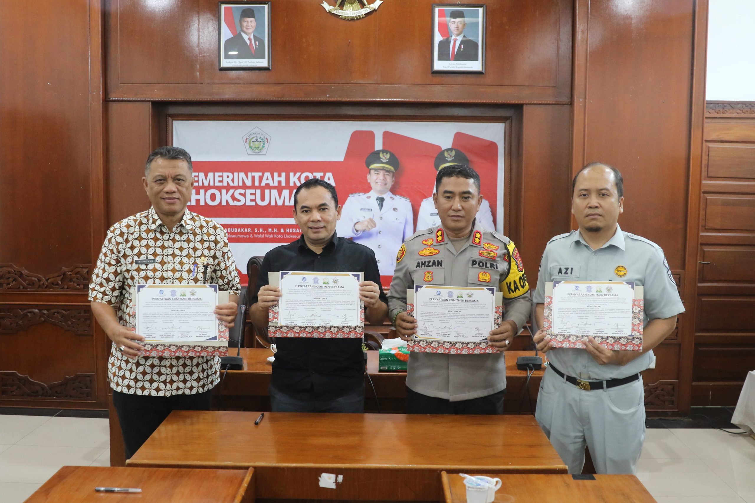 Kapolres Lhokseumawe Tekankan Dukungan Kepolisian dalam Sosialisasi Pemutihan Pajak Kendaraan