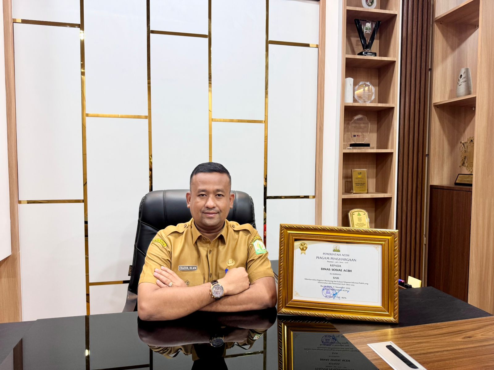 Dinas Sosial Aceh Raih Predikat Baik pada Monev Pelayanan Informasi Publik 2025