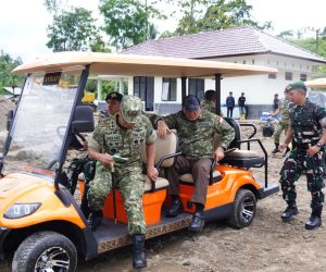 Kunjungi Yonif TP 857/GG, ini Pesan Menhan RI Sjafrie Sjamsoeddin