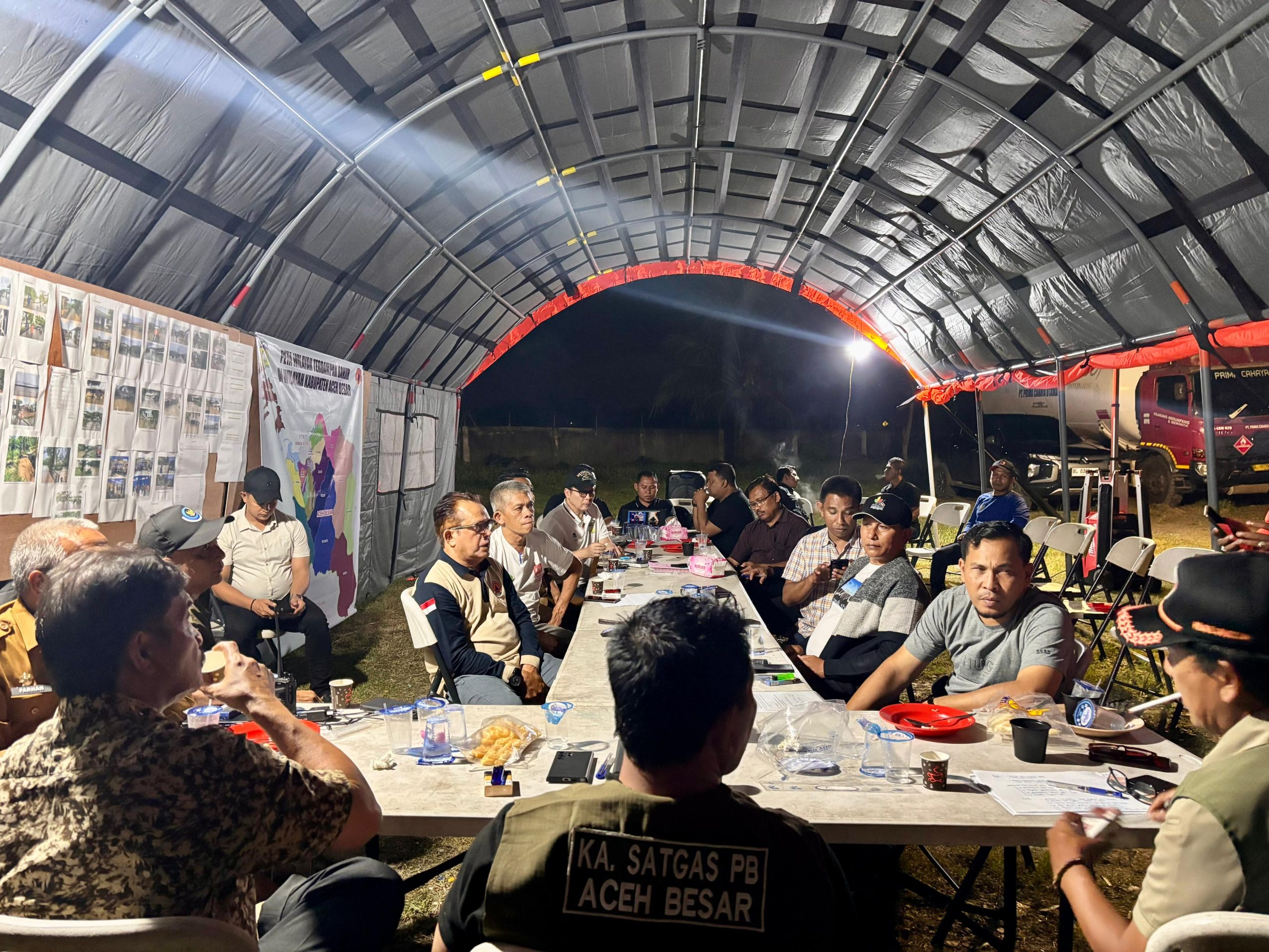 Pemkab Aceh Besar Gelar Rapat Evaluasi dan Koordinasi Penanganan Bencana