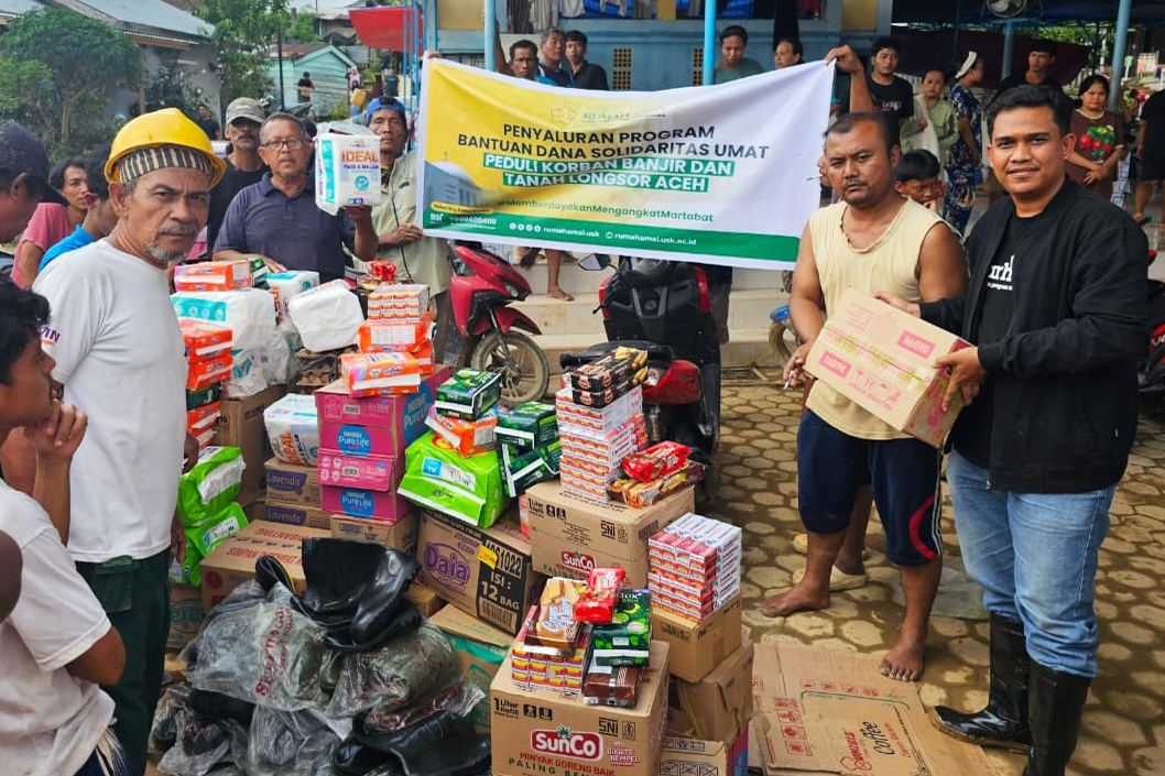 Rumah Amal USK Salurkan Bantuan Banjir ke Aceh Tamiang