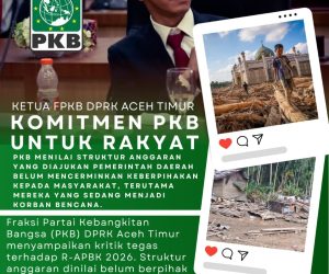 Fraksi PKB DPRK Aceh Timur Tolak R-APBK 2026 Jika Tak Prioritaskan Pemulihan Banjir