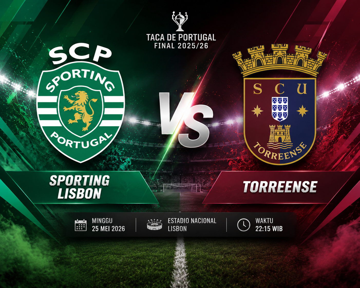 Prediksi Sporting Lisbon vs Torreense 24 Mei 2026