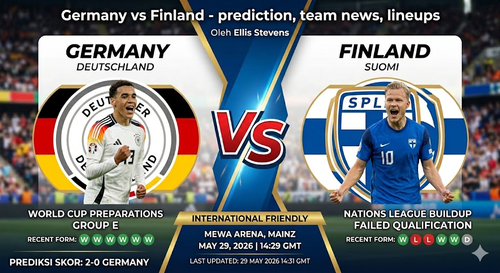 Prediksi Jerman vs Finlandia 31 Mei 2026