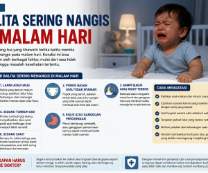 Balita Sering Menangis di Malam Hari