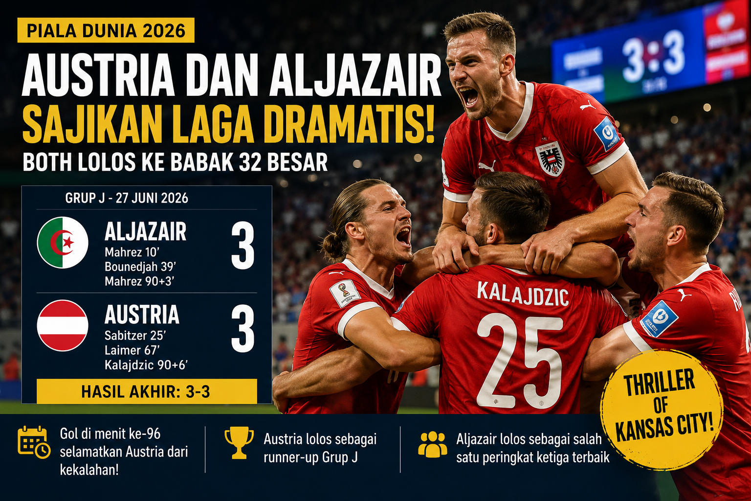 Austria vs Aljazair Piala Dunia 2026