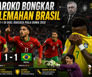Maroko Bongkar Kelemahan Brasil