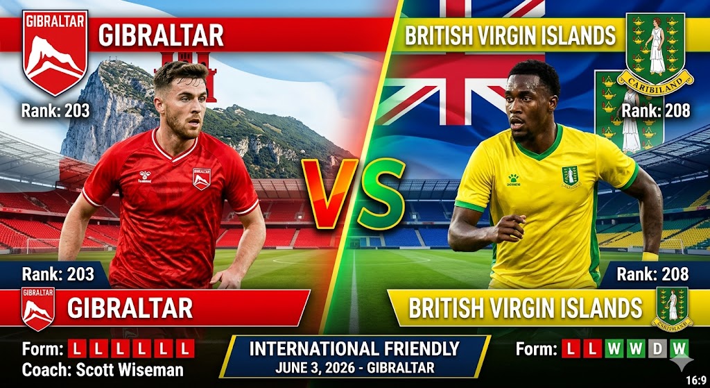 Prediksi Gibraltar vs Kepulauan Virgin Britania Raya 3 Juni 2026