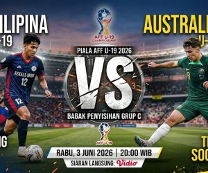 Prediksi Filipina U-19 vs Australia U-19 3 Juni 2026