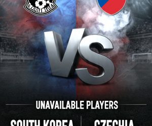 Daftar Cedera Skorsing Korea Selatan vs Republik Ceko  