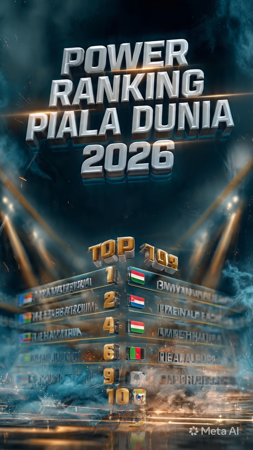 Ranking Kekuatan Piala Dunia 2026