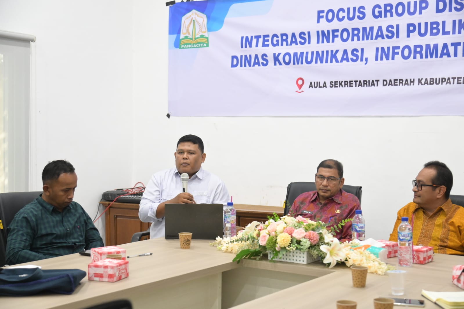 Diskominsa Aceh dan Pemkab Aceh Besar Perkuat Integrasi Informasi Publik Melalui FGD