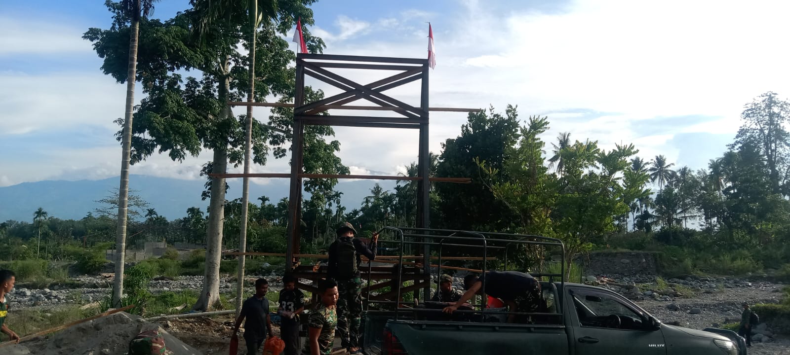 Kodim 0108/Agara Percepat Pembangunan Jembatan