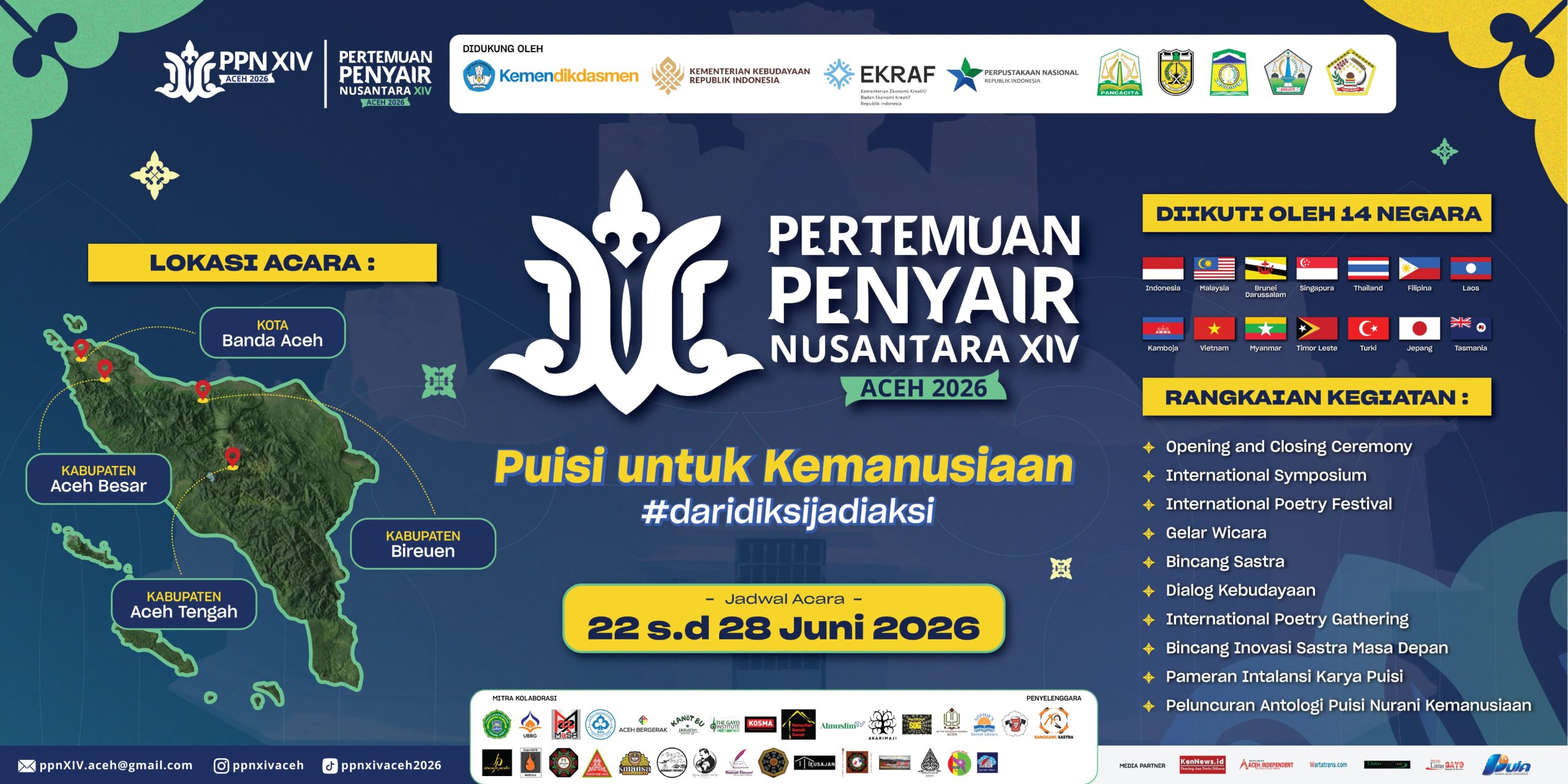 Aceh Independent Media Partner Acara Bertaraf Internasional