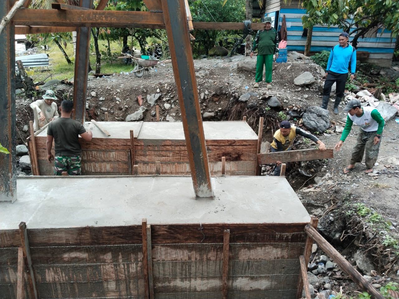 Kodim 0108/Agara Buka Bekisting