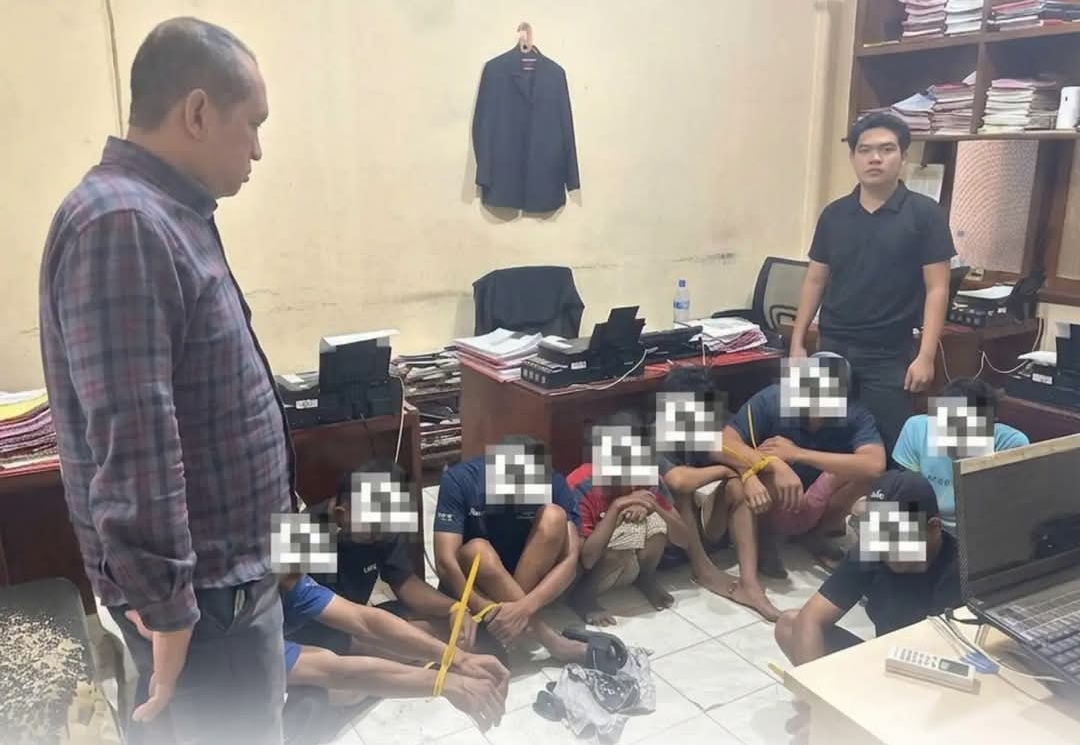 8 terduga pencuri granit RS Regional Aceh ditangkap