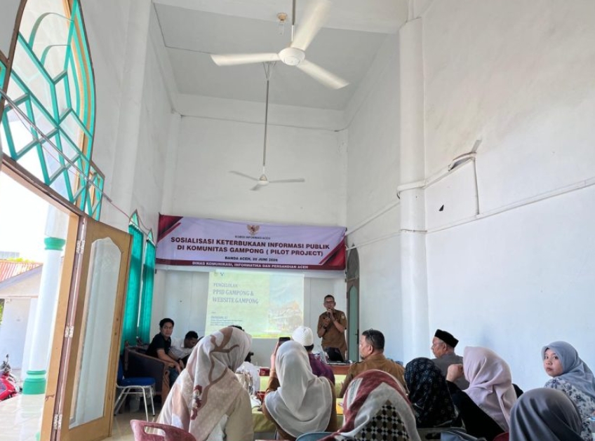 Lampaseh Kota percontohan keterbukaan informasi publik
