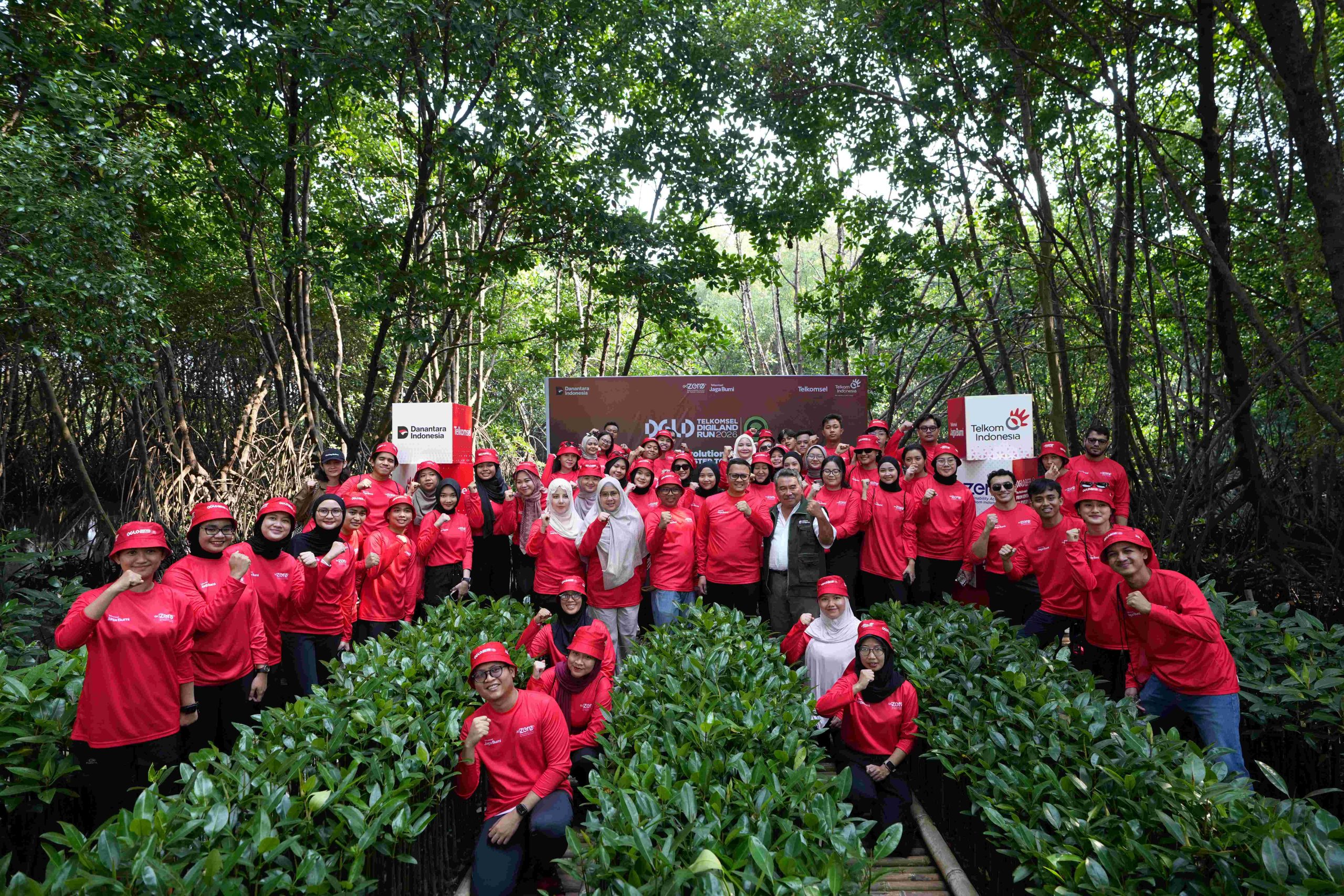 Ribuan Langkah di Telkomsel Digiland Run 2026
