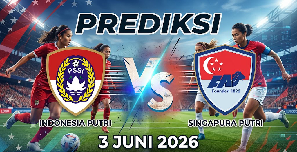 Prediksi Indonesia Putri vs Singapura Putri 3 Juni 2026