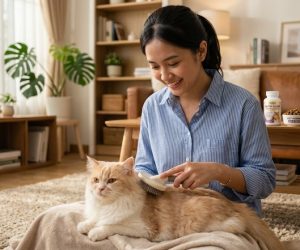 Begini Cara Mengatasi Bulu Kucing Tipis dan Kusam