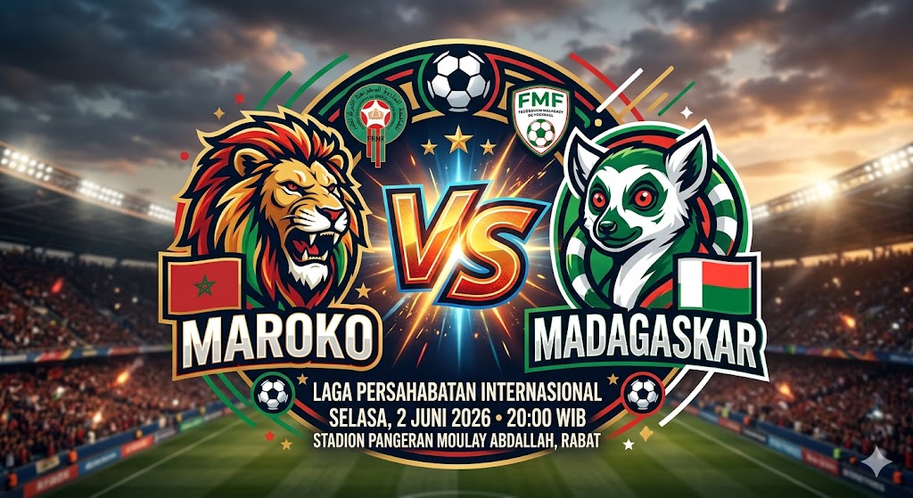 Prediksi Maroko vs Madagaskar 2 Juni 2026 