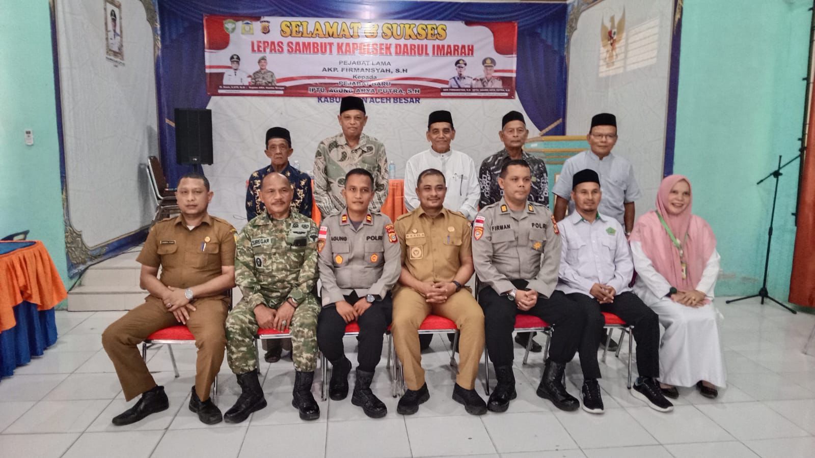 Pisah Sambut Kapolsek Darul Imarah