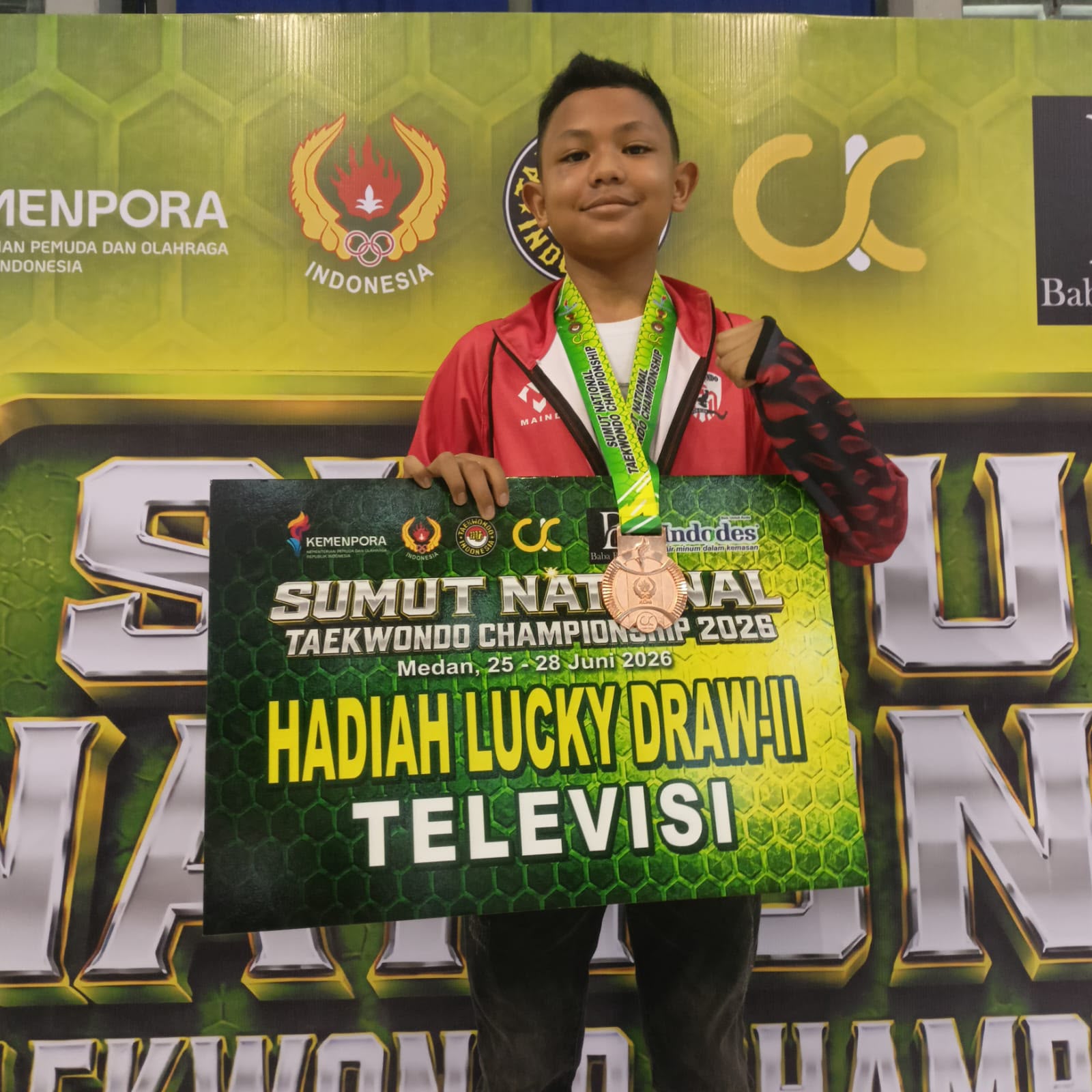 Alif Ramadhan raih medali perunggu Sumut National Taekwondo Championship 2026