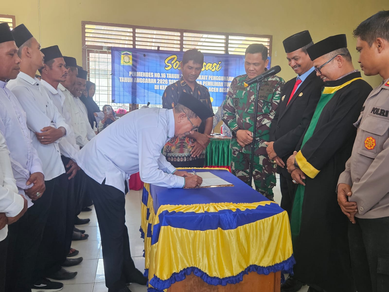 Camat Kuta Baro Lantik Tuha Peut Se-Kecamatan 4 Juni 2026