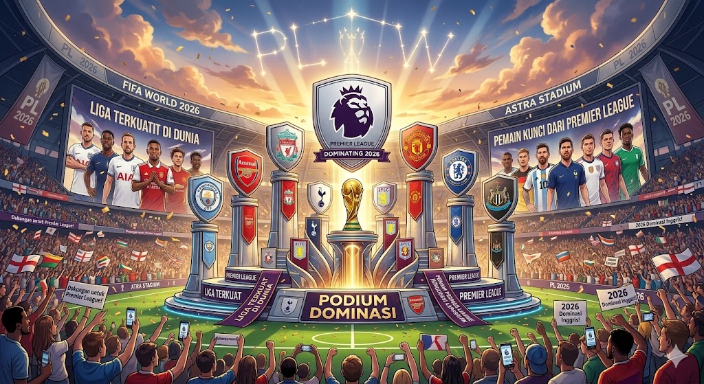 Luar Biasa !!! Dominasi Premier League di Piala Dunia 2026