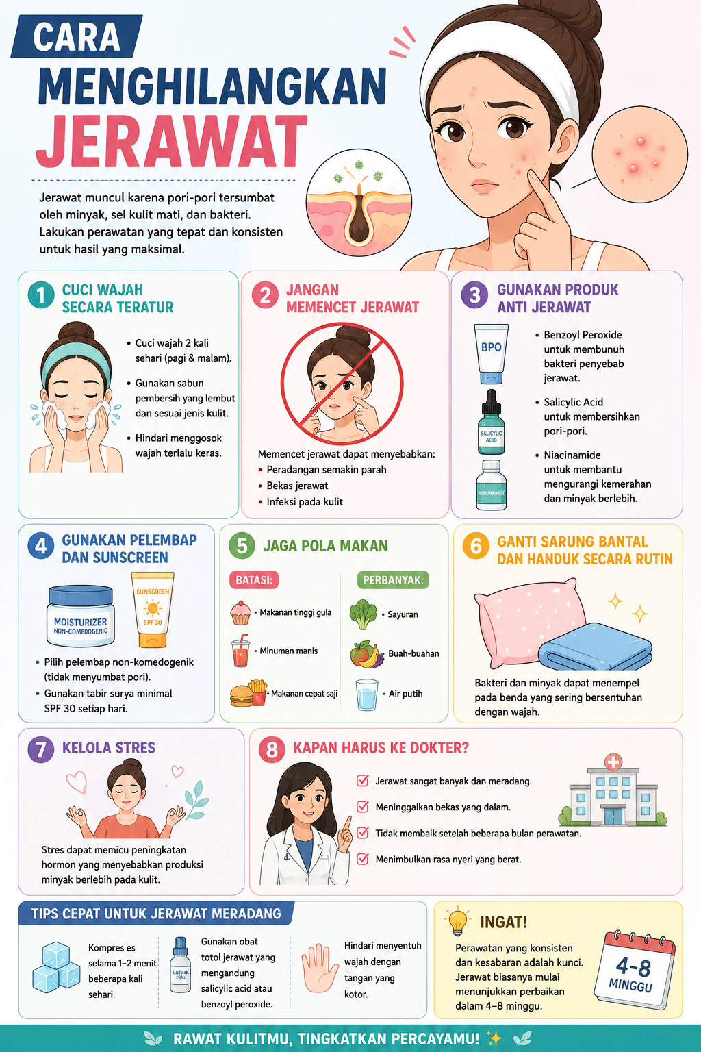 Cara Menghilangkan Jerawat