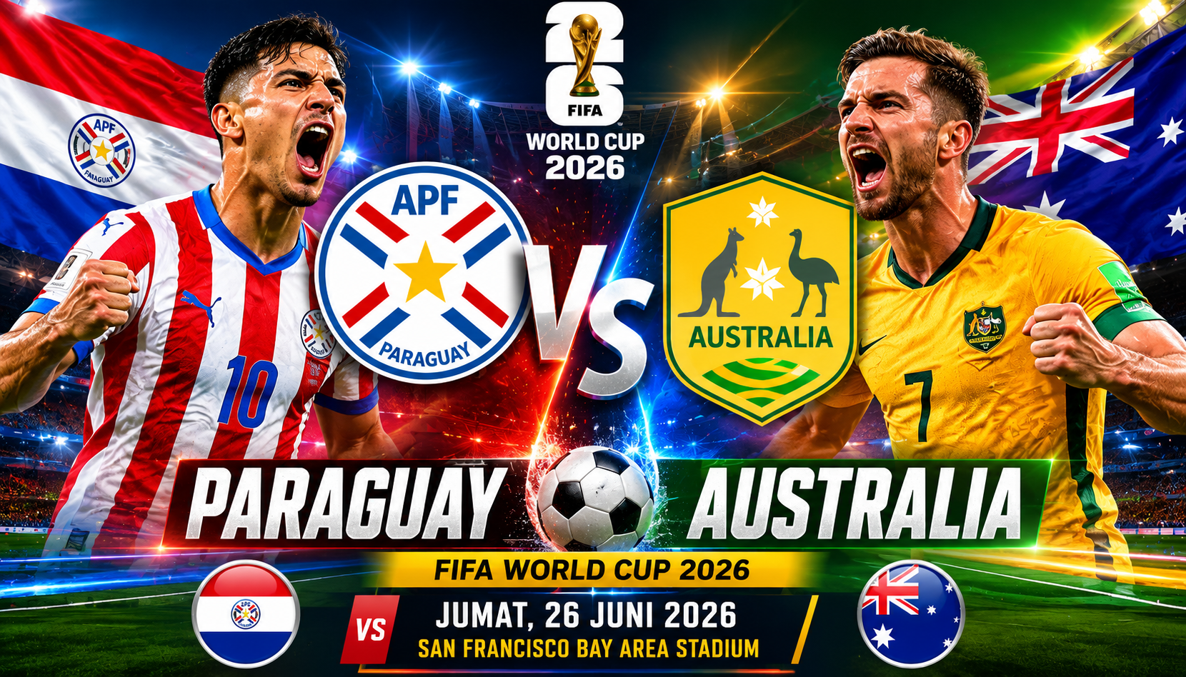 Prediksi Paraguay vs Australia 26 Juni 2026