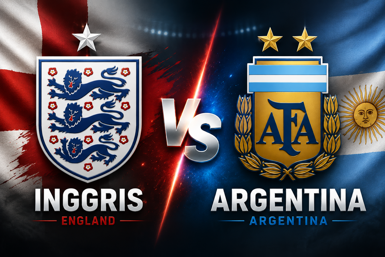 Prediksi Inggris vs Argentina 15 Juli 2026