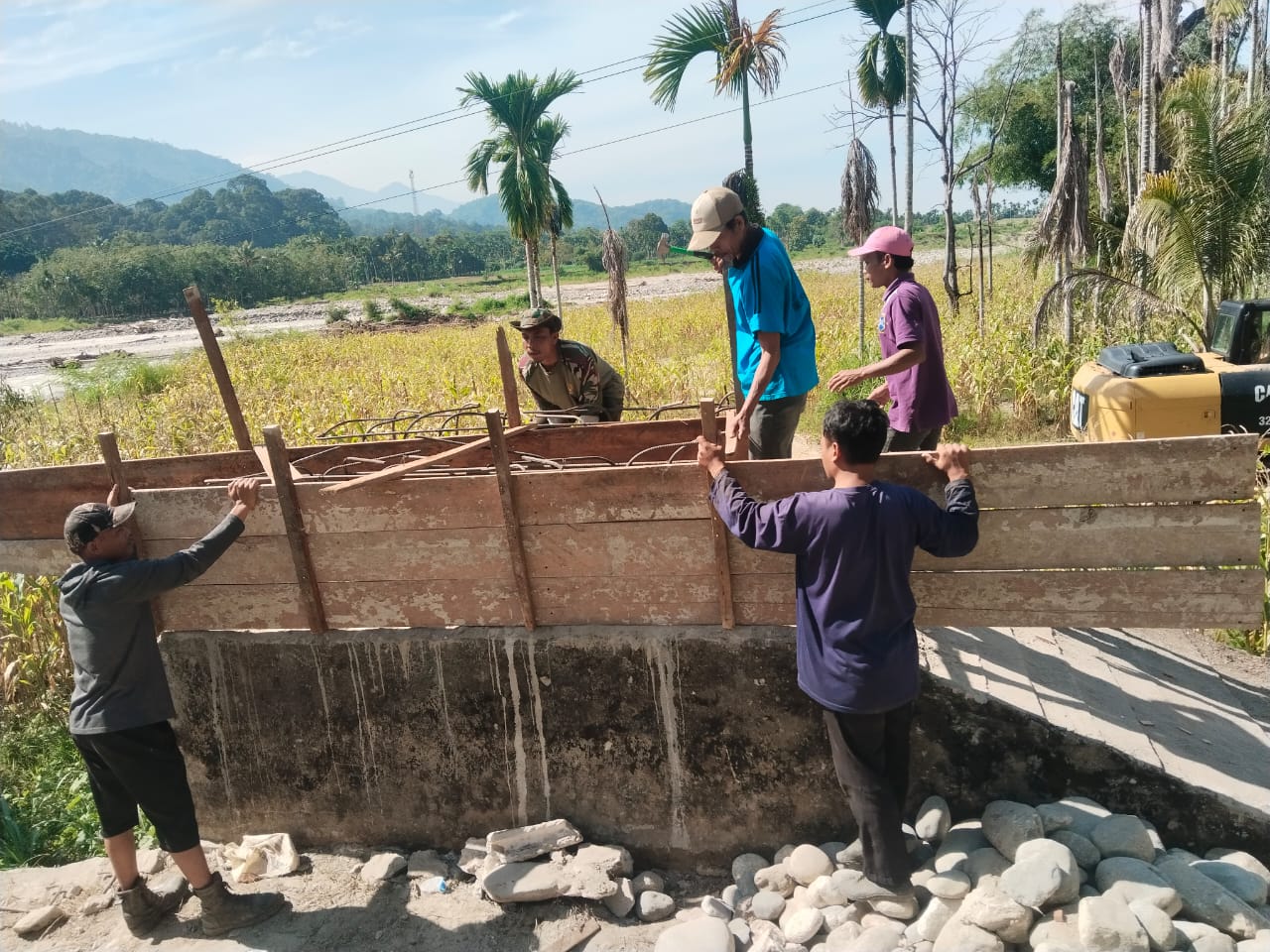 Kodim 0108/Agara Pasang Mal Pondasi